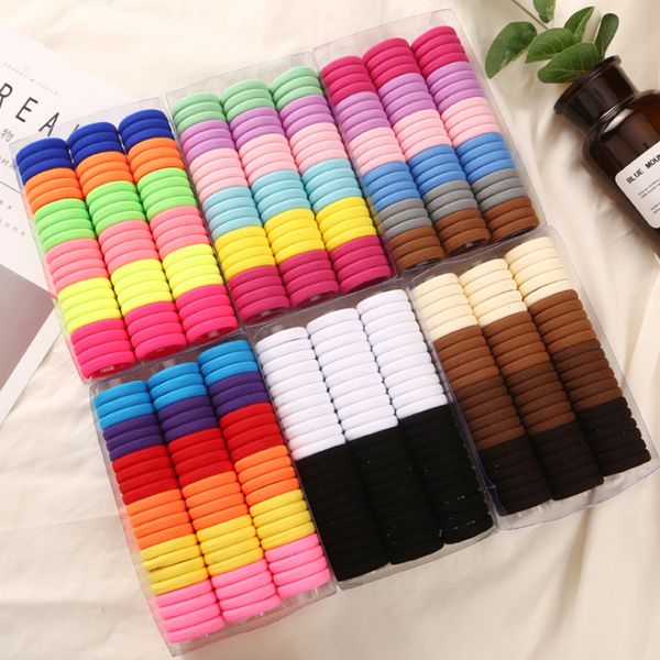 

25pc/ fashion colorful women gum ties for girls elastics rubber bands hair accessories headwear