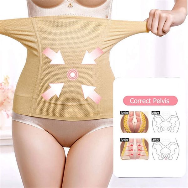 

anti cellulite waist trainer for women body waist slimming breathable shaper belt ser88 201222, Black;white