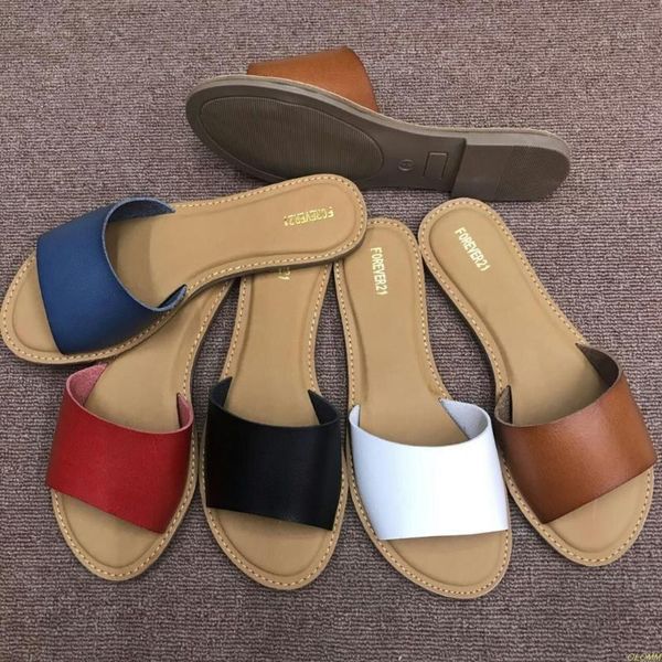 

women slippers shoes genuine leather casual slides women summer shoes solid female wedges flip flops1, Black