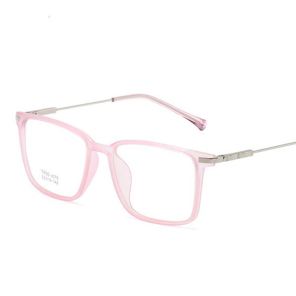 

business men women goggles spectacles glasses frame ultralight tr90 myopia prescription clear lense optical decorative frames, Black
