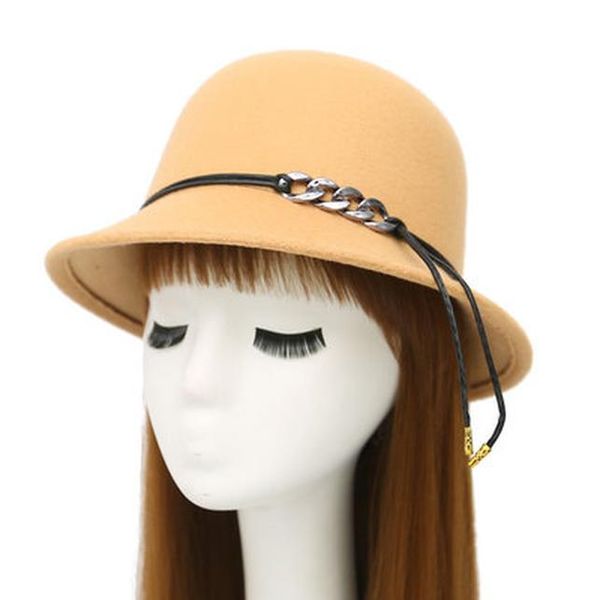 

2017 европа англия корейской осени-зима женщины fedora caps vintage шлемы sun для женщин lady широкого брим wool felt hat для женщин bbyhxb, Black;white