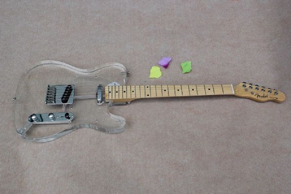

@2 new telecaster crystal clear acrylic electric guitar models guitar