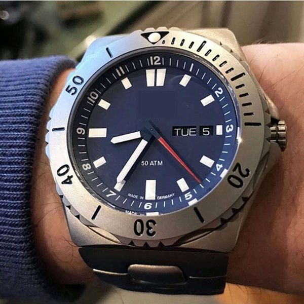 

men's sale of waterproof mechanical watch hot, Slivery;brown