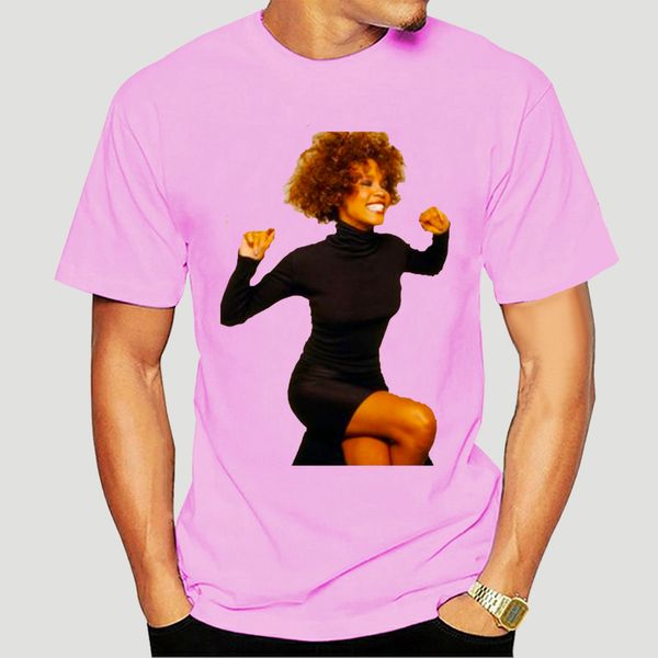 

смешной уитни хьюстон улыбайтесь pic фото изображение white t shirt custom напечатаны футболки мужчин streetwear 3191d спорта с капюшоном ho