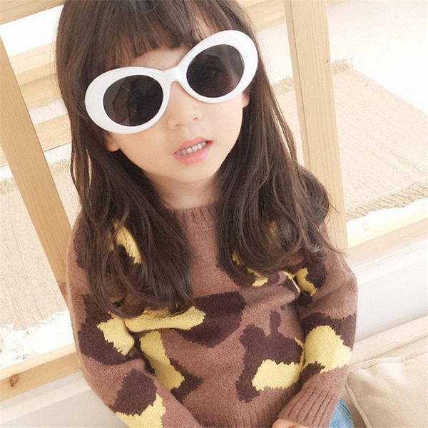 

guangdu children kids round colored vintage black red white sunglasses girls boy interesting gift eyewear uv400