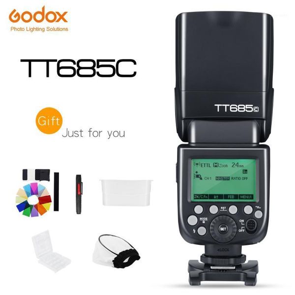 

godox thinklitel685c camera flash 2.4ghz high speed 1/8000s gn60 for eos cameras e-ttl ii autoflash (685c)1