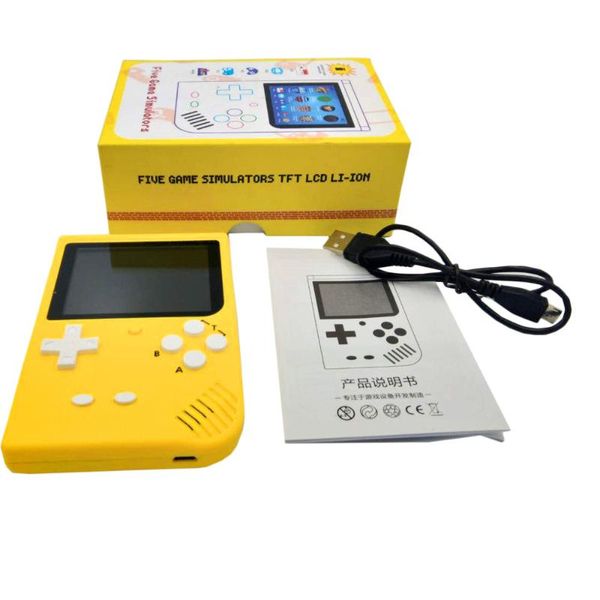 

gucat 64 bit 1000 game mini portable handheld game player 3 inch led retro video console for child nostalgic player with tf card