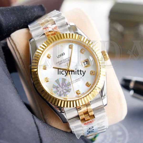 

men 2020 luxury men's fashion gift gold casual mens automatic watches diver watch stainless steel, Slivery;brown
