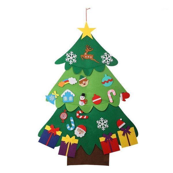 

christmas decorations tree ornament mini painted wooden card year's for home1