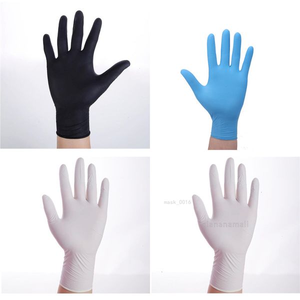 

nitrile 100pcs disposable glove original food work cooking gloves kitchen cleaning universal household garden tools 50n6