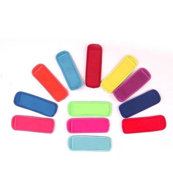 

popsicle holders pop ice sleeves zer edge covering 18cmx6cm neoprene waterproof for kids summer kitchen tools eogkt