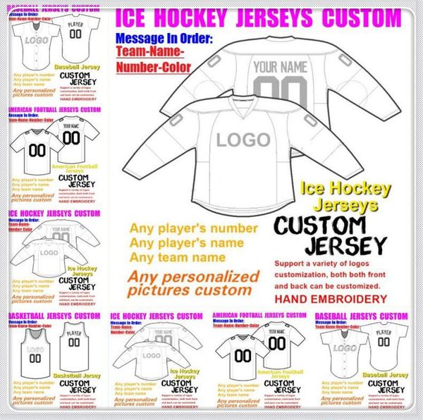 

custom basketball baseball ice hockey american football jerseys for men women youth college color baseball soccer jersey boys 4xl 5xl 6xl, Black