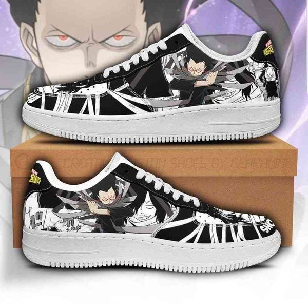 

diy shoes aizawa sneakers shouta custom my hero academia anime sho fan gift