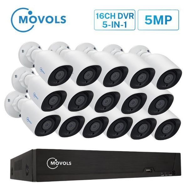 

movols 5mp security camera system 16ch h.265 xvr hd outdoor indoor 16x 5mp 2560*1920 hd cctv camera video surveillance kits1