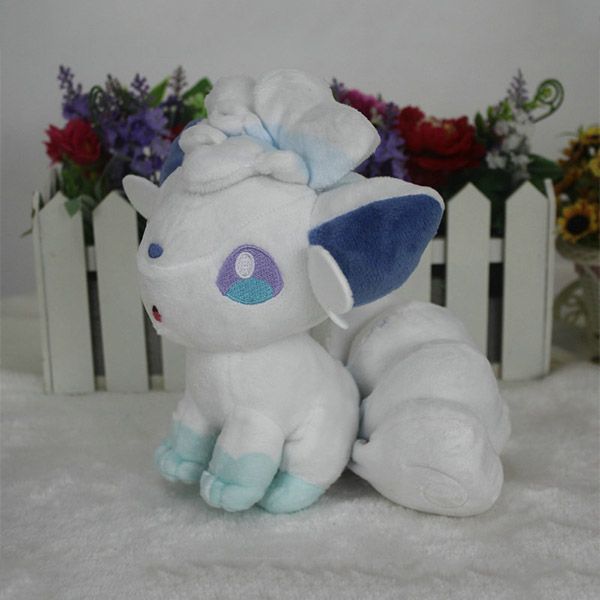 

style stuffed doll white glitter ice six tailed fox stuffed toy boy and girl birthday stuffed doll