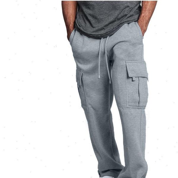 

men pants joggers hiphop fashion 2021 casual straight trousers men elastic waist work casual hip hop trouser pants streetwear, Black
