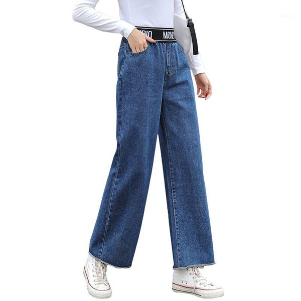 

2020 new jeans women high waist wide leg jean pants blue loose ropa mujer denim trousers female spring regular jeans p92891