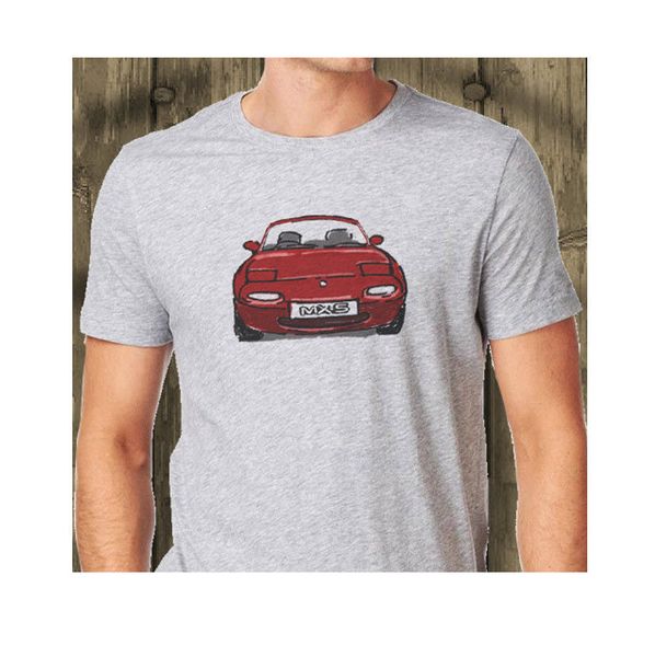 

funny casual short sleeve summer japanese car mx 5 mk1 roadster japanese er car printed grey ideal gift hooded sweatshirt hoodie men t shirt