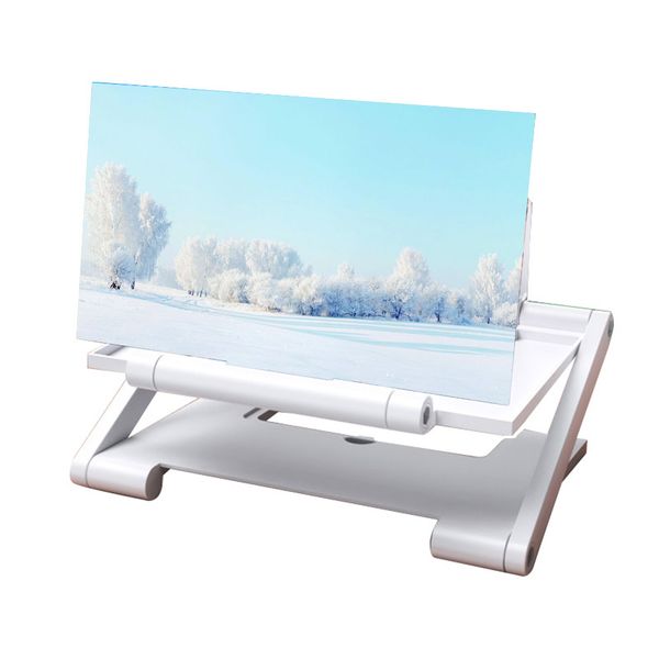 

12 inch 3d mobile screen magnifier hd video amplifier stand bracket with movie game magnifying folding phone desk holder