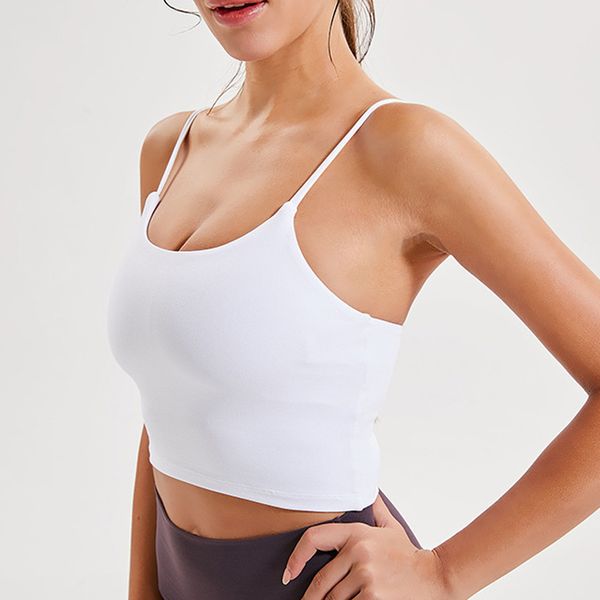

push up проложенный gym fitness top женщины без рукавов секси crop tops 2020 тонкий мягкий тренировки backless жилет с съемные колодки brale, White;black