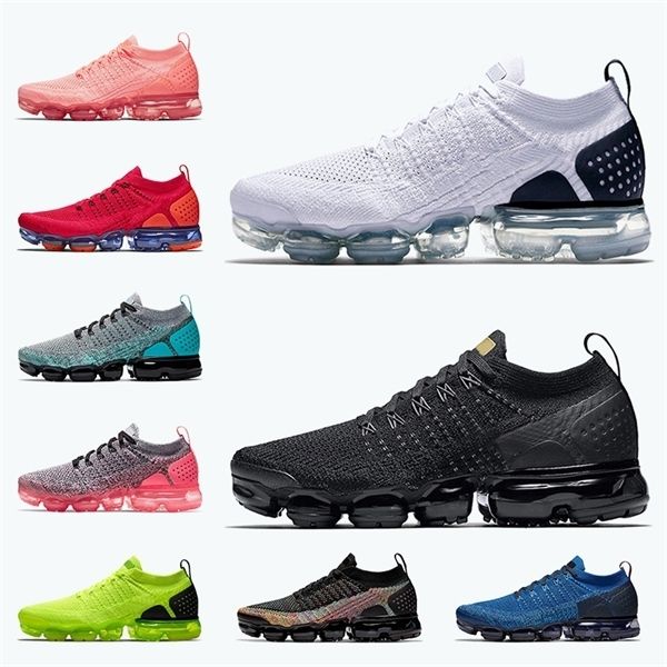 

new fashion fly knit 2.0 tn plus mens running shoes vamaxpor cushion womens sneakers white black gold breathable athletic sports trainers