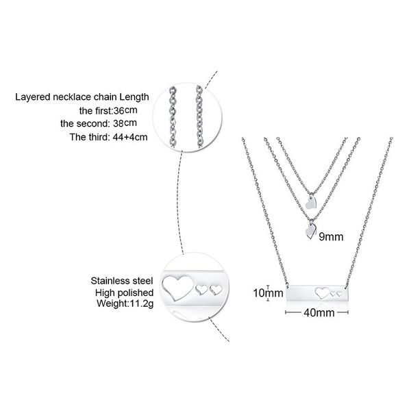 

ruiyi tn93 steel necklace sell popular man and woman 33mm u moon shape silver color lover gift women korea style 45cm 201013