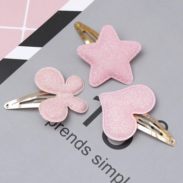 

new baby girls headdress heart butterfly glitter stars hair clips kids children hairpins barrettes hair accessories swy qylnba comb2010