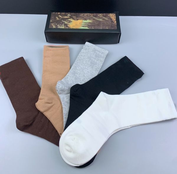 

fashion men and women socks 2021 new european and american style 100% cotton casual socks fashion sports socks, Black