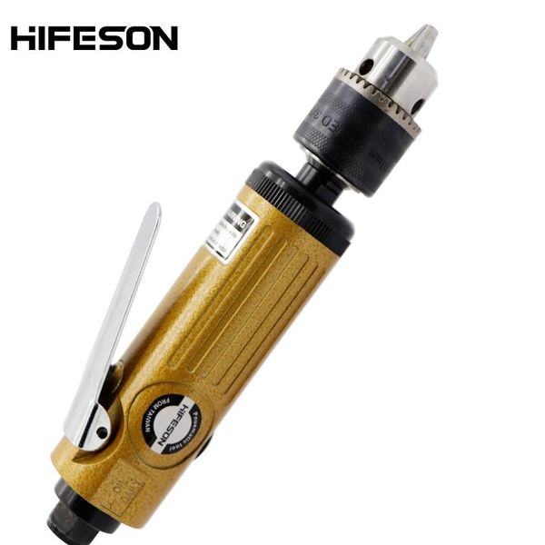 

3/8\" pneumatic air drill guns high-speed cordless pistol type air drill reversible tools for wood hole bbyjdh, Red;black