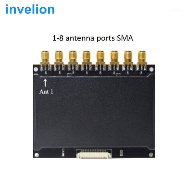 

8 ports impinj r2000 indy chip uhf rfid reader module sma female1