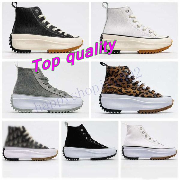 

2021 new run star hike women size 35-39 casual shoes high stars classic canvas shoe women's thick bottom canvas shoes 35-40, Black
