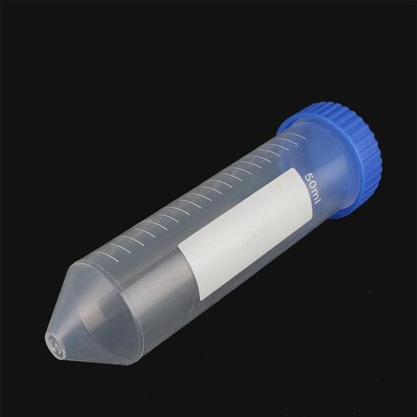 

10 pcs 50ml screw cap cone bottom centrifuge tube with scale sample vial container laboratory bbyeqf