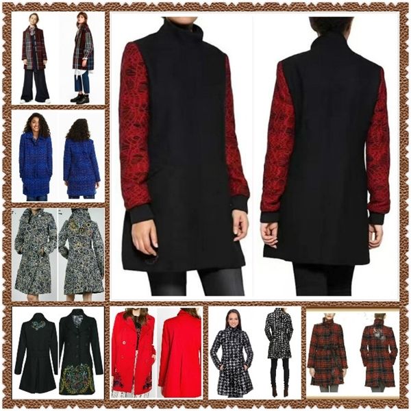

spanish deg tails of many high-quality woolen coats c1111, Black
