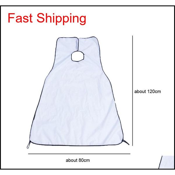 

120x80cm man bathroom apron black beard apron hair shave apron for man waterproof floral cloth household qylydr bbgargden