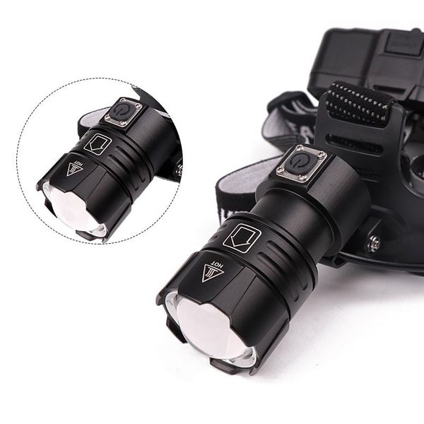 

ezk20 dropshipping xhp70 led headlamp rechargeable outputable head flashlight 3 modes zoomable waterproof headlight ezk20 xhp70 bbyqdp