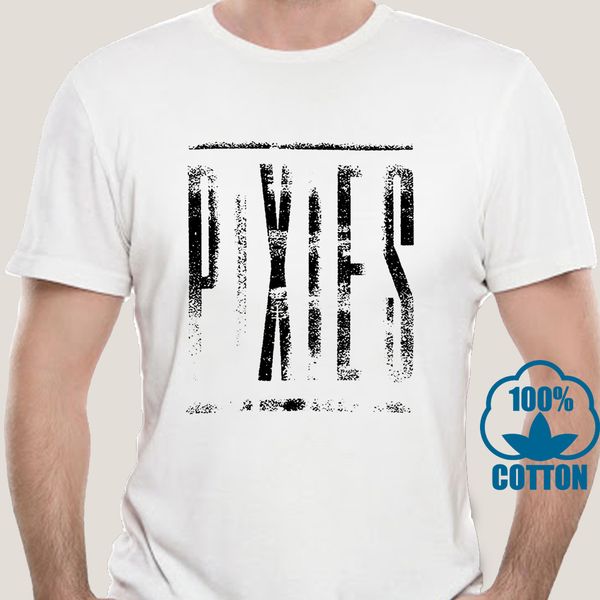 

4002a pixies distressed logo t-shirt - neu und offiziell sport hooded sweatshirt hoodie