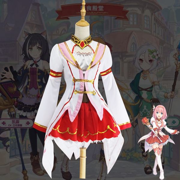

anime costumes new game princess connect redive kusano yui dress cosplay costume outfit halloween costumes for women girls fancy party dress, Black
