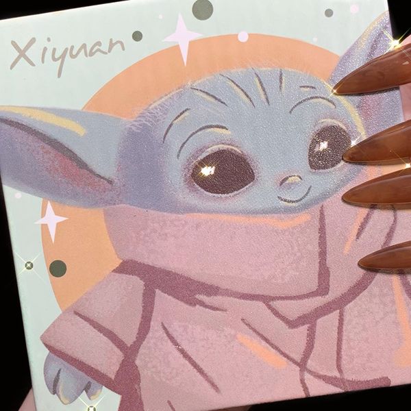 

new arrival pearl green style color palette glitter makeup nine color eye shadow brighten the whole eyes factory direct