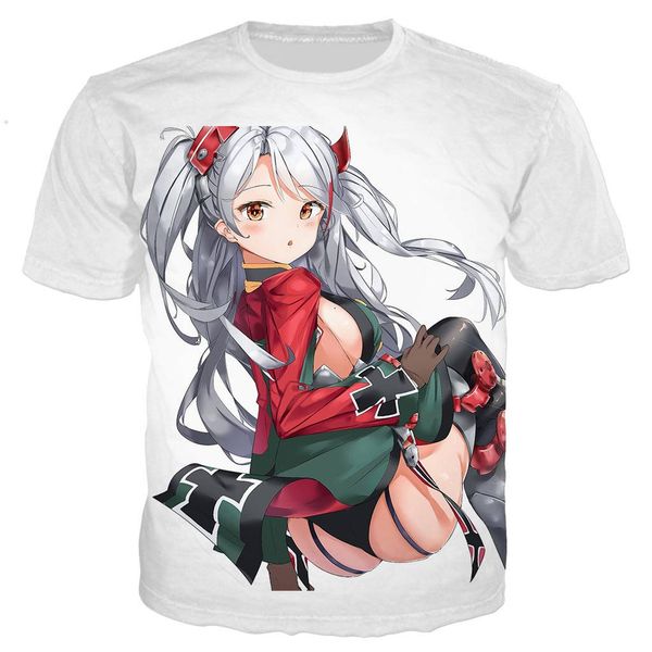 

anime azur lane shaman king 3d print shirts anime hippie humor men clothing