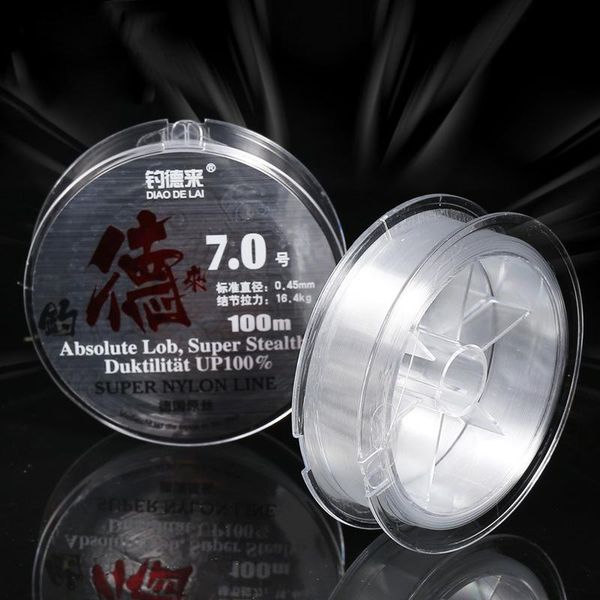

nylon line fluorocarbon fishing line 100m for fishing fishing tackle 2.0-8.0 transparent line nylon fluorocarbon bbyygh alice_bag