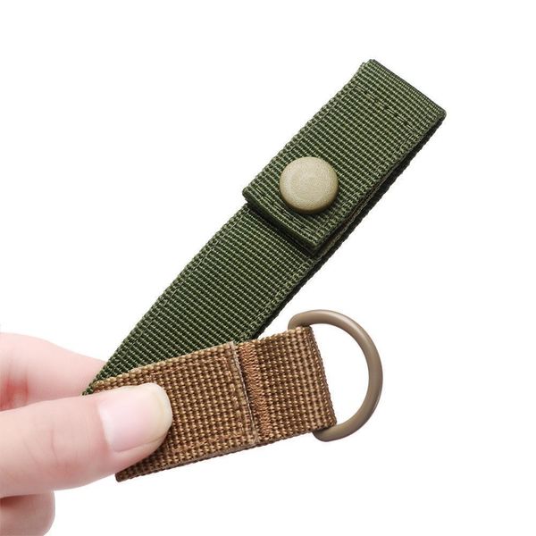 

1 pc military nylon hanging webbing buckle key hook clip bottle holder hiking climbing carabiner backpack hanger belt hooks q bbyezc