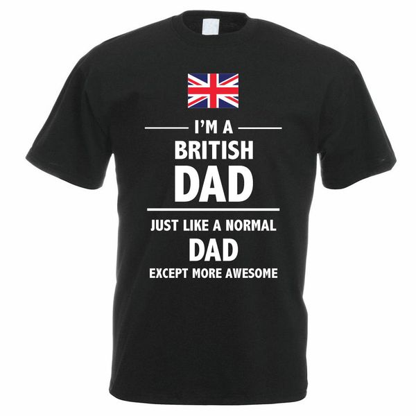 

fashion casual men t shirt i'm a british dad great britain / father's day / funny gift idea mens t shirt sport hooded sweatshirt h