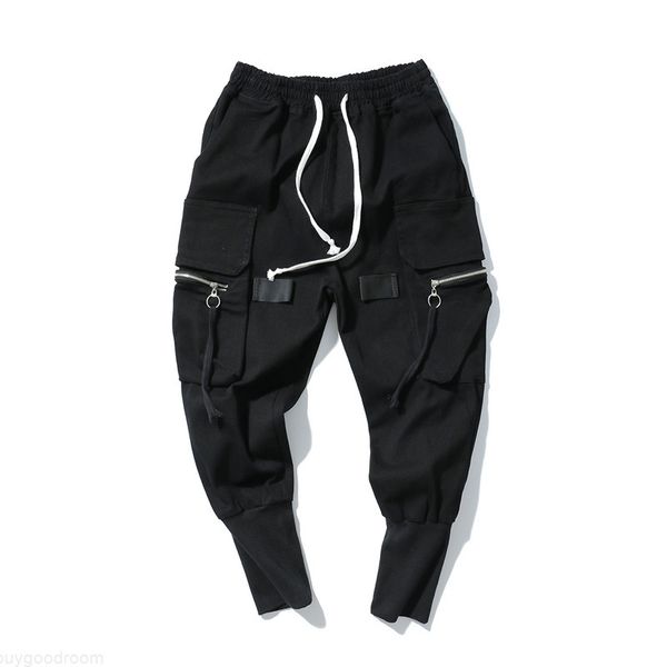 

harem loose pants mens hip hop long trousers jeans streetwear fashion elastic waist jeans black high street jeans, Blue