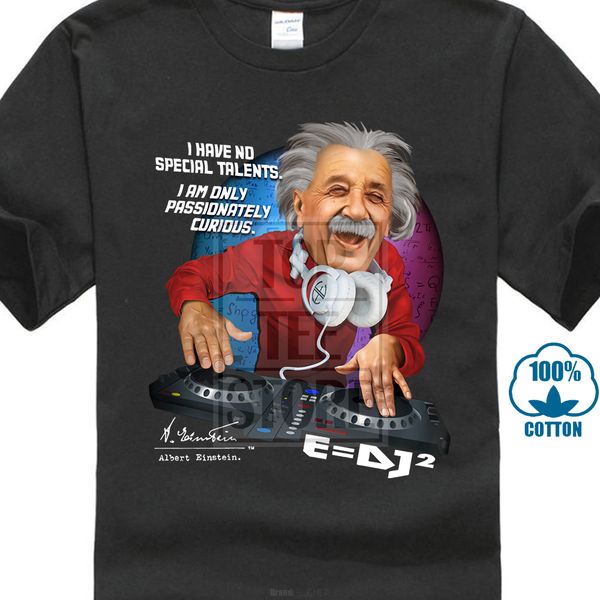 

novelty men's einstein dj=mc t shirt x large black 019413 sport hooded sweatshirt hoodie