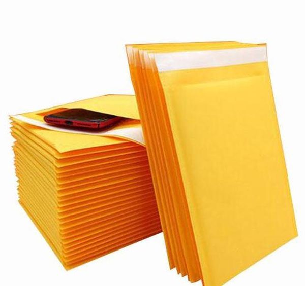 

110*150mm kraft paper bubble envelopes bags mailers padded shipping envelope with bubble mailing bag business sup jlleuk yummy_shop