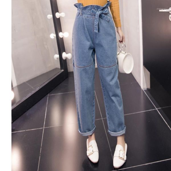 

woman jeans straight trendy wide-leg blue casual quality plus-size denim pants fashion streetwear vintage high waist trousers1
