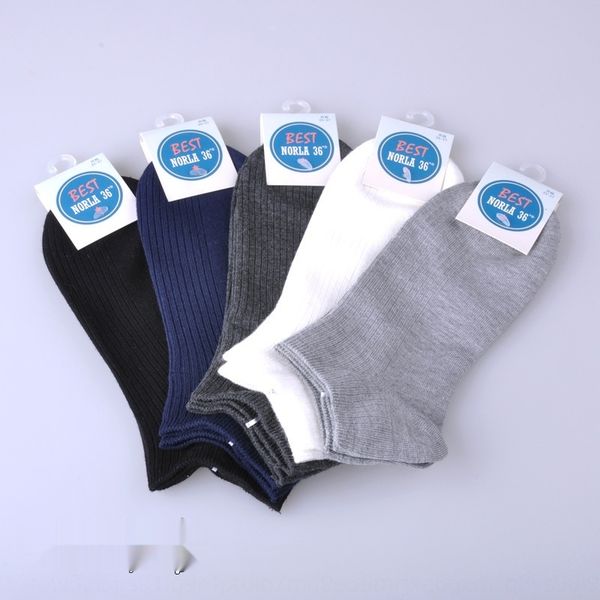 

мужское бамбуковое волокно лето 2020 новой полоса 168 двойной лодка лодка носки иглы обваленного свободного рот лидирующего бизнес носки 3uq, Black