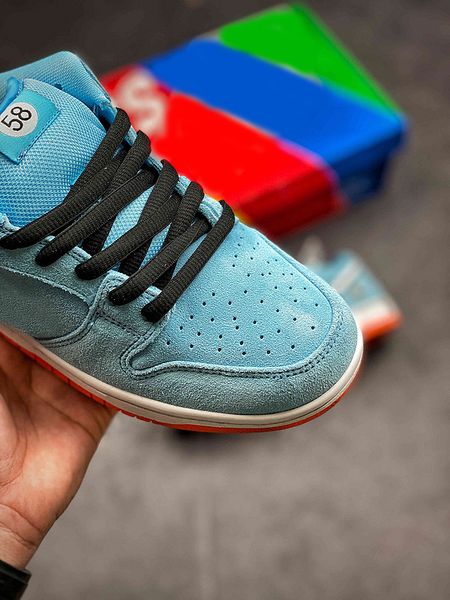 

аутентичные dunk sb low club 58 skateboard shoes blue chill безопасность оранжевый черный белый кроссовки мужчины женщины открытый спортивны