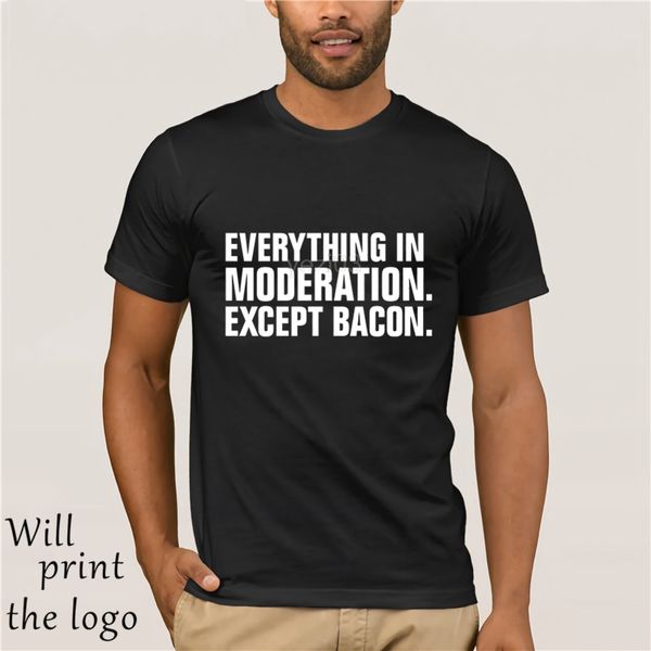 

everything in moderation except bacon hoodie designers t shirts sweatshirt