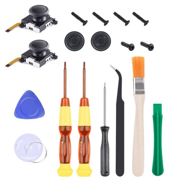 

18pcs/set for switch gamepad set disassemble repair tool set screwdriver tweezers crowbar fit for switch joy-con co